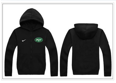 New New York Jets Authentic Logo Hoodie Black