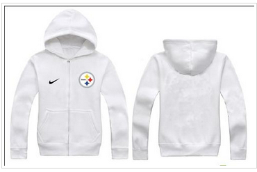 New Pittsburgh Steelers Authentic Logo Hoodie White New Pittsburgh Steelers Authentic Logo Hoodie White