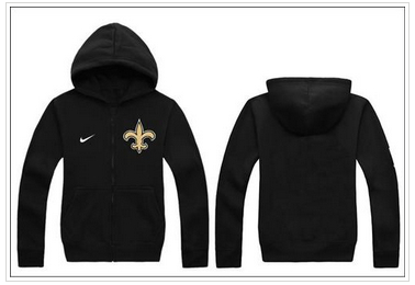 New New Orleans Saints Authentic Logo Hoodie Black New New Orleans Saints Authentic Logo Hoodie Black