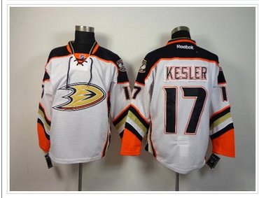 Anaheim Ducks #17 Ryan Kesler White New Road NHL Jersey
