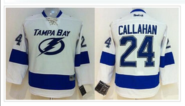 Women's Tampa Bay Lightning #24 Ryan Callahan White Road NHL Jersey