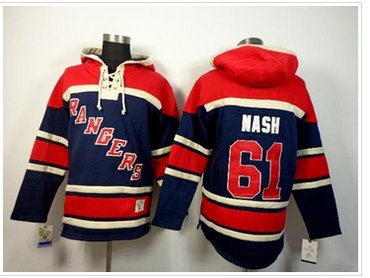New York Rangers #61 Rick Nash Navy Blue Sawyer Hooded Sweatshirt Stitched NHL Jersey New York Rangers #61 Rick Nash Navy Blue Sawyer Hooded Sweatshirt Stitched NHL Jersey