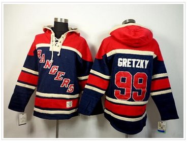 New York Rangers #99 Wayne Gretzky Navy Blue Sawyer Hooded Sweatshirt Stitched NHL Jersey New York Rangers #99 Wayne Gretzky Navy Blue Sawyer Hooded Sweatshirt Stitched NHL Jersey