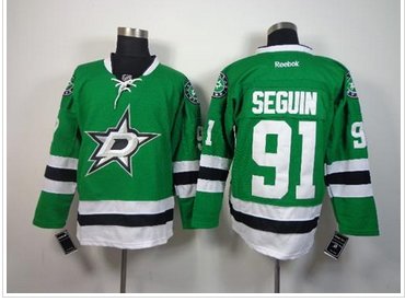 Dallas Stars #91 Tyler Seguin Green Home NHL Jersey