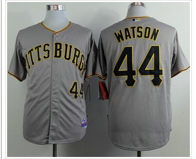 Pittsburgh Pirates #44 Tony Watson Grey Cool Base Stitched Baseball Jersey