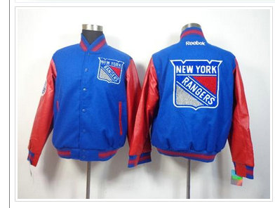 New York Rangers Blue Stadium NHL Jacket