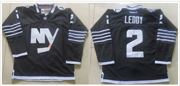 New York Islanders #2 Nick Leddy Black Alternate Stitched NHL Jersey New York Islanders #2 Nick Leddy Black Alternate Stitched NHL Jersey
