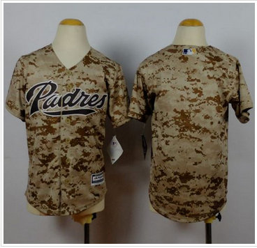 Youth Padres Blank Camo Alternate 2 Stitched MLB Jersey Youth Padres Blank Camo Alternate 2 Stitched MLB Jersey