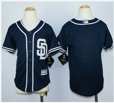 Youth Padres Blank Navy Blue Alternate 1 Stitched MLB Jersey Youth Padres Blank Navy Blue Alternate 1 Stitched MLB Jersey