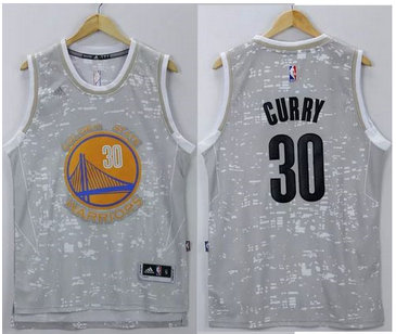 Golden State Warriors #30 Stephen Curry Grey City Light Stitched NBA Jersey Golden State Warriors #30 Stephen Curry Grey City Light Stitched NBA Jersey