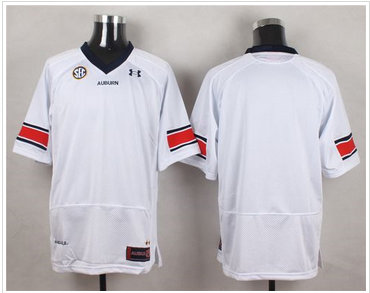 Auburn Tigers Blank White Stitched NCAA Jersey