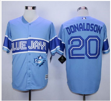 Toronto Blue Jays #20 Josh Donaldson Light Blue Exclusive New Cool Base Stitched MLB Jersey