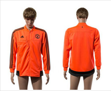 Real Madrid Soccer Jackets Orange