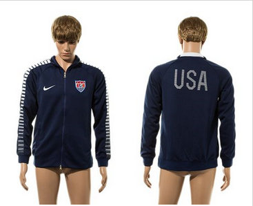 USA Soccer Jackets Dark Blue