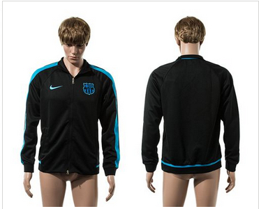 Barcelona Soccer Jackets Black