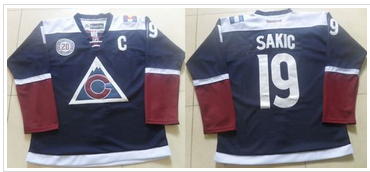 Colorado Avalanche #19 Joe Sakic Navy Blue Alternate Stitched NHL Jersey Colorado Avalanche #19 Joe Sakic Navy Blue Alternate Stitched NHL Jersey