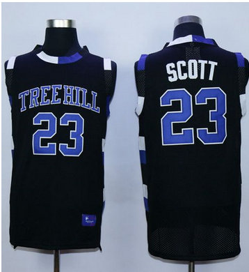 One Tree Hill Ravens #23 Nathan Scott Black Stitched Basketball Jersey One Tree Hill Ravens #23 Nathan Scott Black Stitched Basketball Jersey