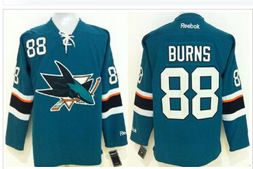 San Jose Sharks #88 Brent Burns Teal Stitched NHL Jersey San Jose Sharks #88 Brent Burns Teal Stitched NHL Jersey