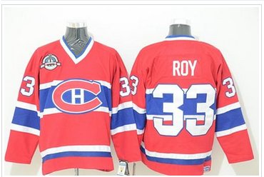 Montreal Canadiens #33 Patrick Roy Red CCM Throwback Stitched NHL Jersey Montreal Canadiens #33 Patrick Roy Red CCM Throwback Stitched NHL Jersey