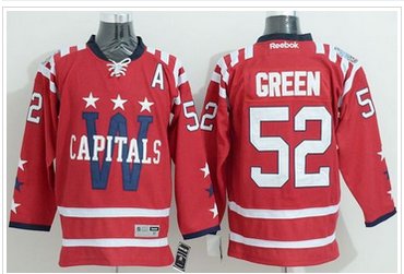 Washington Capitals #52 Mike Green 2015 Winter Classic Red Stitched NHL Jersey