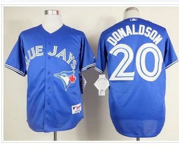 Toronto Blue Jays #20 Josh Donaldson Blue Alternate Cool Base Stitched Baseball Jersey