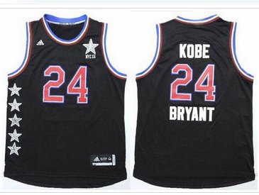 Los Angeles Lakers #24 Kobe Bryant Black 2015 All Star Stitched NBA Jersey