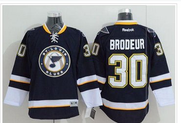 St.Louis Blues #30 Martin Brodeur Navy Blue Third Stitched NHL Jersey St.Louis Blues #30 Martin Brodeur Navy Blue Third Stitched NHL Jersey