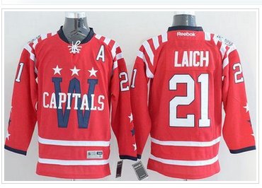 Washington Capitals #21 Brooks Laich 2015 Winter Classic Red Stitched NHL Jersey