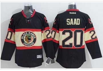 Chicago Blackhawks #20 Brandon Saad Black New Third Stitched NHL Jersey