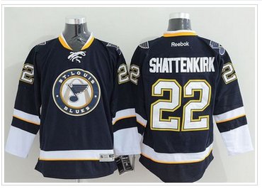 St Louis Blues #22 Kevin Shattenkirk Dark Blue Third Stitched NHL Jersey St Louis Blues #22 Kevin Shattenkirk Dark Blue Third Stitched NHL Jersey