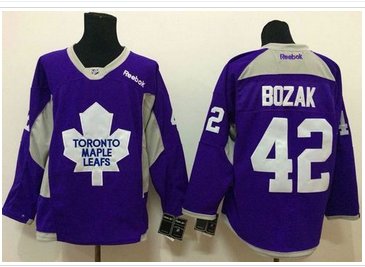 Toronto Maple Leafs #42 Tyler Bozak Purple Hockey Fights Cancer Stitched NHL Jersey Toronto Maple Leafs #42 Tyler Bozak Purple Hockey Fights Cancer Stitched NHL Jersey