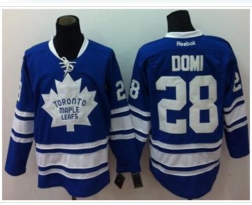 Toronto Maple Leafs #28 Tie Domi Blue Third Stitched NHL Jersey