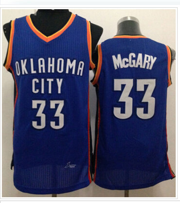 Revolution 30 Oklahoma City Thunder #33 Mitch McGary Blue Stitched NBA Jersey