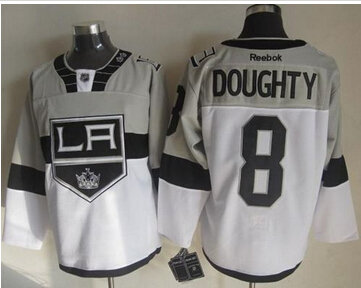 Los Angeles Kings #8 Drew Doughty White Grey 2015 Stadium Series Stitched NHL Jersey