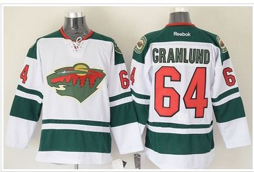 Minnesota Wild #64 Mikael Granlund White Stitched NHL Jersey