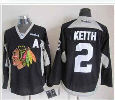 Chicago Blackhawks #2 Duncan Keith Black Practice Stitched NHL Jersey Chicago Blackhawks #2 Duncan Keith Black Practice Stitched NHL Jersey