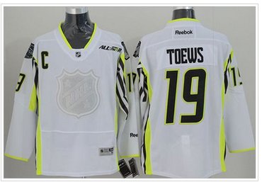 Chicago Blackhawks #19 Jonathan Toews White 2015 All Star Stitched NHL Jersey