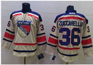 New York Rangers #36 Mats Zuccarello Cream 2012 Winter Classic Stitched NHL Jersey New York Rangers #36 Mats Zuccarello Cream 2012 Winter Classic Stitched NHL Jersey