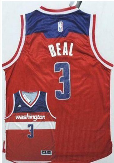 Washington Wizards #3 Bradley Beal New Red Road Stitched NBA Jersey