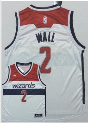 Washington Wizards #2 John Wall New White Home Stitched NBA Jersey