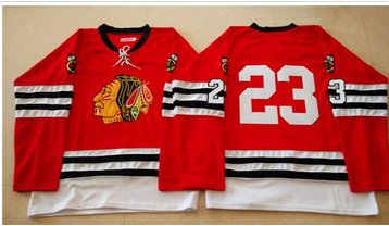 Mitchell And Ness 1960-61 Chicago Blackhawks #23 Kris Versteeg Red Stitched NHL Jersey