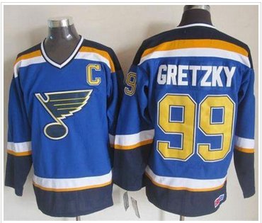 St Louis Blues #99 Wayne Gretzky Light Blue CCM Throwback Stitched NHL Jersey St Louis Blues #99 Wayne Gretzky Light Blue CCM Throwback Stitched NHL Jersey