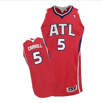 Revolution 30 Atlanta Hawks #5 DeMarre Carroll Red Stitched NBA Jersey
