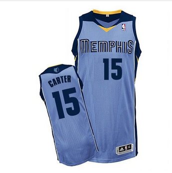 Revolution 30 Memphis Grizzlies #15 Vince Carter Light Blue Stitched NBA Jersey