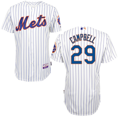 New York Mets #29 Campbll White 2015 Authentic Personalized Home Jersey