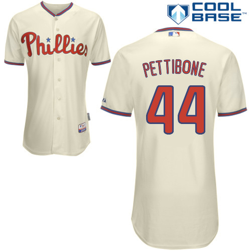 Philadelphia Phillies 2015#44 Pettibone Personalized Home Beige Jersey