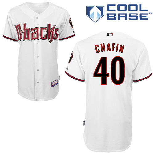 Arizona Diamondbacks #40 Chafin White Authentic Personalized Home cool Jersey
