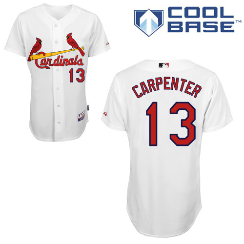 St.Louis Cardinals #13 Carpenter White  Baseball Jersey