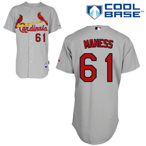 St.Louis Cardinals #61 Maness Gray Baseball Jersey St.Louis Cardinals #61 Maness Gray Baseball Jersey