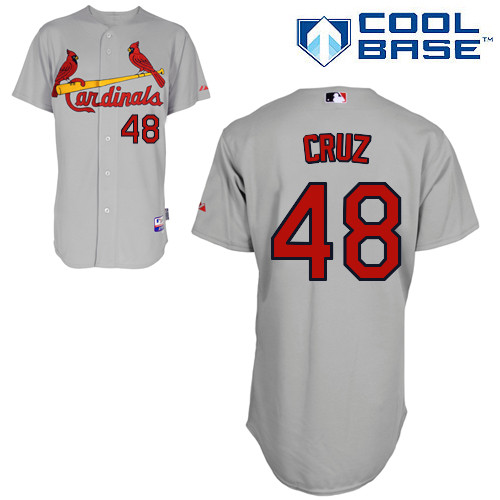 St.Louis Cardinals #48 Cruz Gray Baseball Jersey St.Louis Cardinals #48 Cruz Gray Baseball Jersey